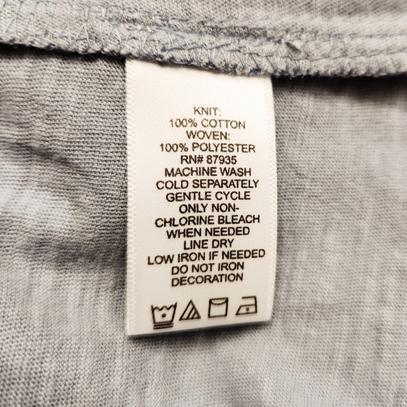 NWOT Logo Lavish Lori Goldstein Blue Ombre Beaded Sleeveless Tunic Tank top XL - Picture 6 of 10